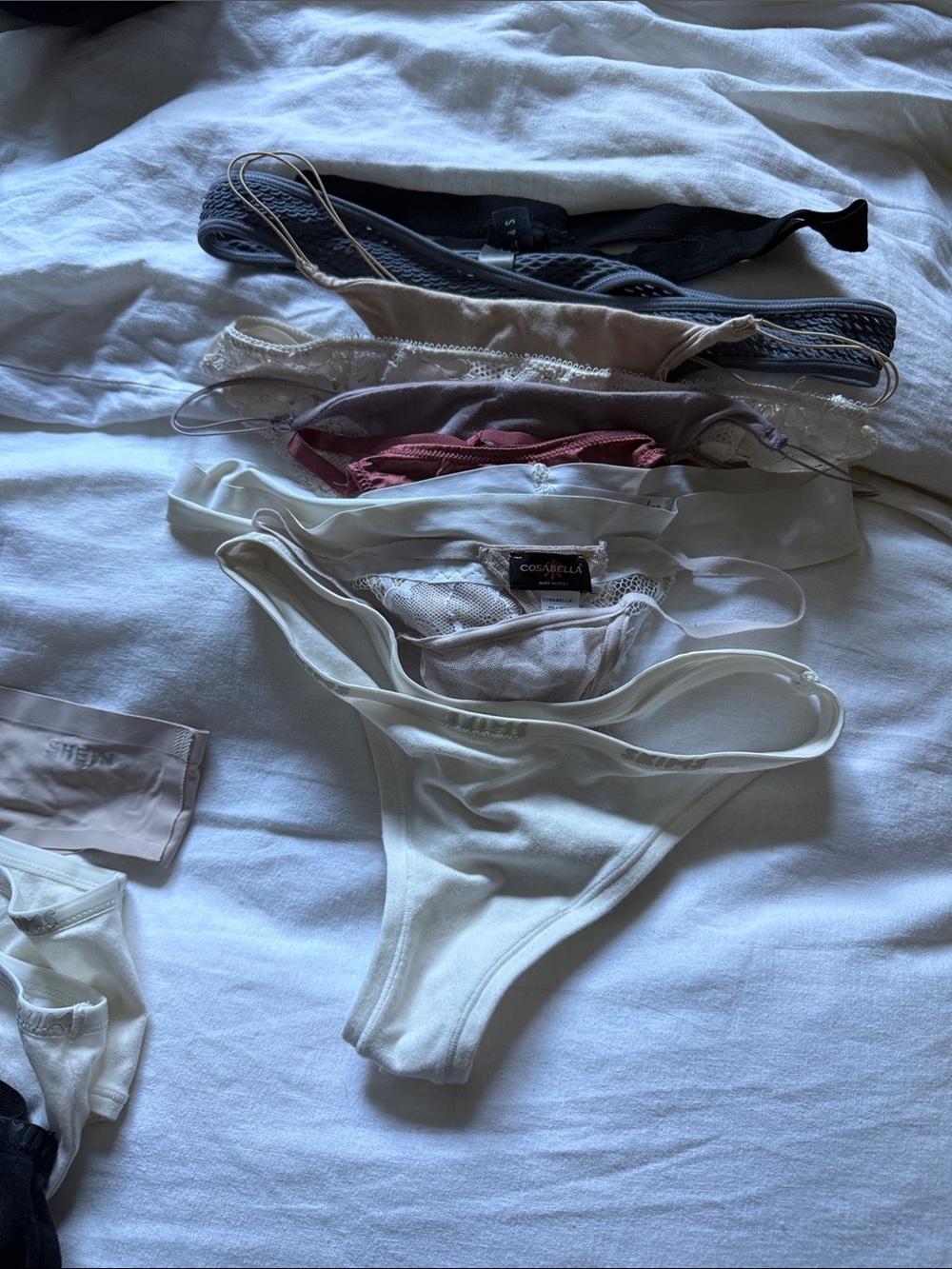 Skims Cosabella misc urban outfitters Assorted Panties White, Mauve, Gray, Black